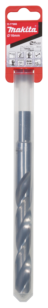 Brocas Metal Hss-gs Makita D-77986 16X178 Mm 0 Mm perforación fijación - Imagen 2