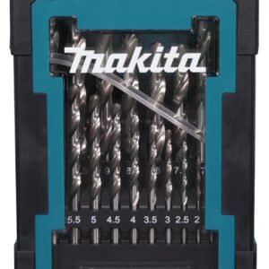 Estuche Brocas Hss-gs, 19 Piezas Makita D-78352 10 Mm Transparente perforación fijación