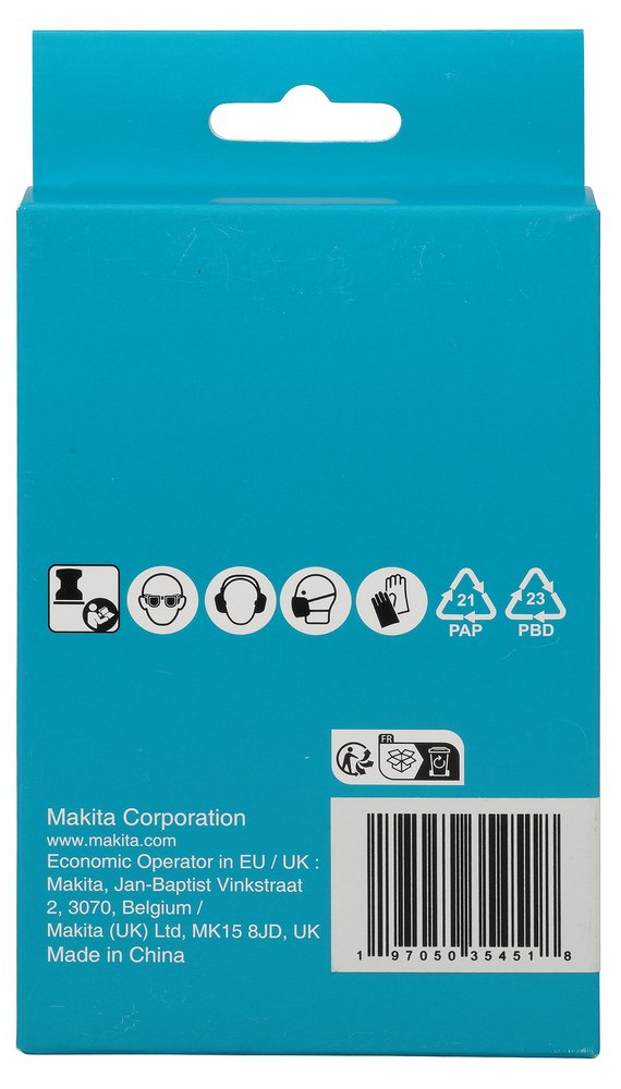 Lija Malla 80 X 130 A-320 10U Makita D-78813 80X130 Mm abrasivo pulido - Imagen 5