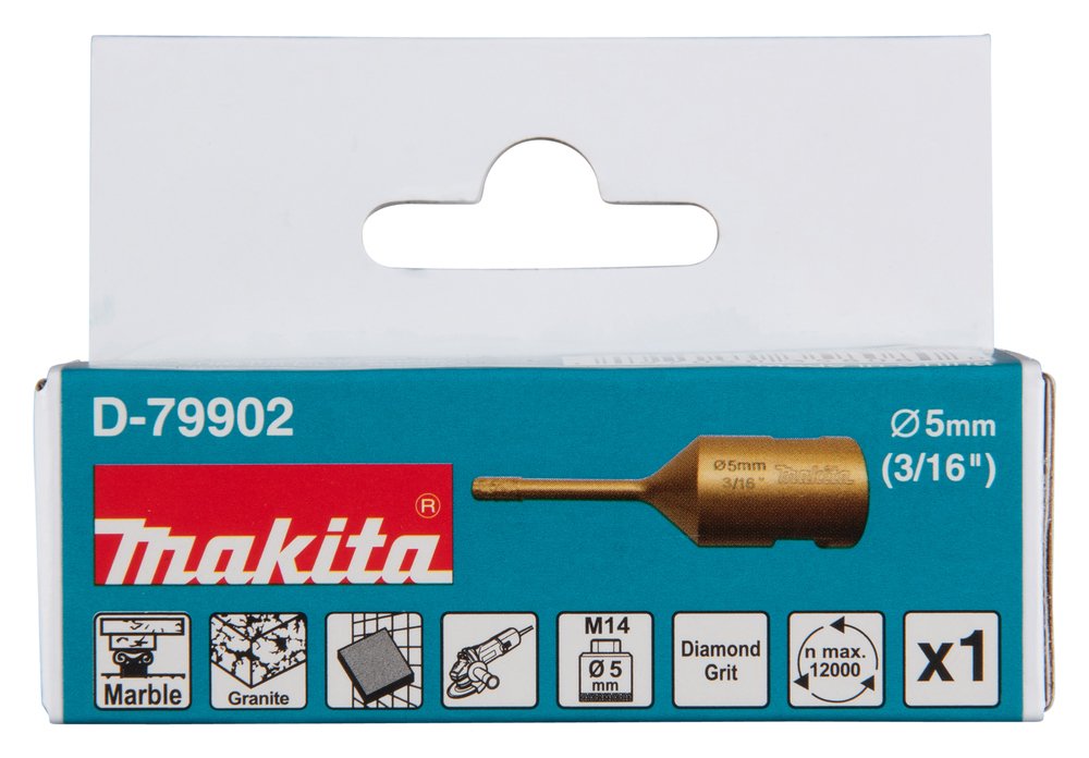 Broca Diamante Amoladora 5 Mm Makita D-79902 115 Mm Mate perforación fijación - Imagen 3
