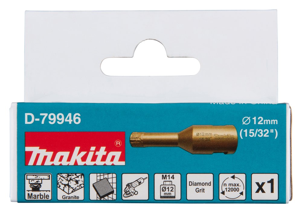 Broca Diamante Amoladora 12 Mm Makita D-79946 115 Mm Mate perforación fijación - Imagen 3