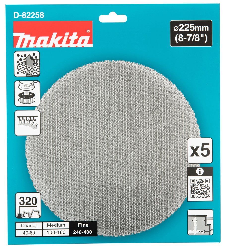 D-82258 Lija de malla, 225 mm, A320 - Imagen 5