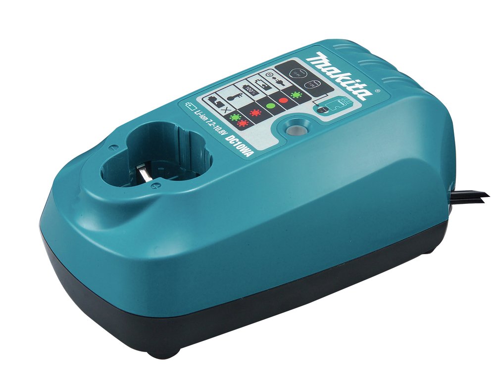 Cargador Li-ion 7,2 / 10,8 V Makita 194588-1 10,8 V herramienta batería 2 V