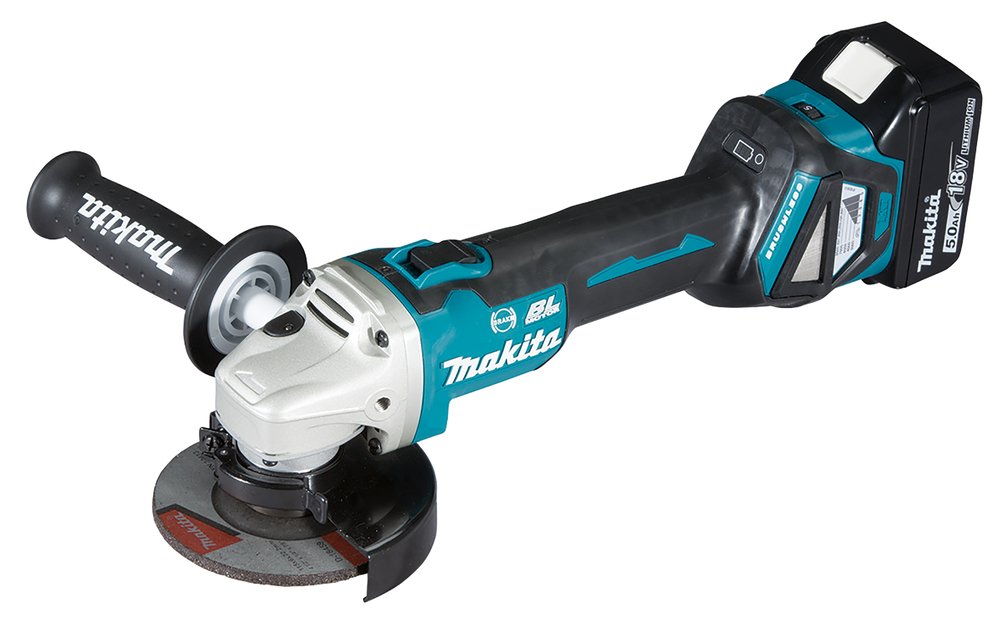 Miniamoladora Lxt® Makita DGA463Z 115 Mm 500 M herramienta batería 18 V - Solo máquina (sin batería ni cargador)