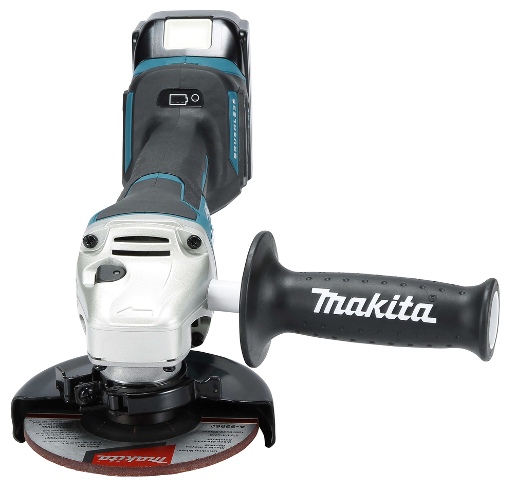 Miniamoladora Lxt® Makita DGA517Z 125 Mm 500 M Blanca herramienta batería 18 V - Solo máquina (sin batería ni cargador) - Imagen 8