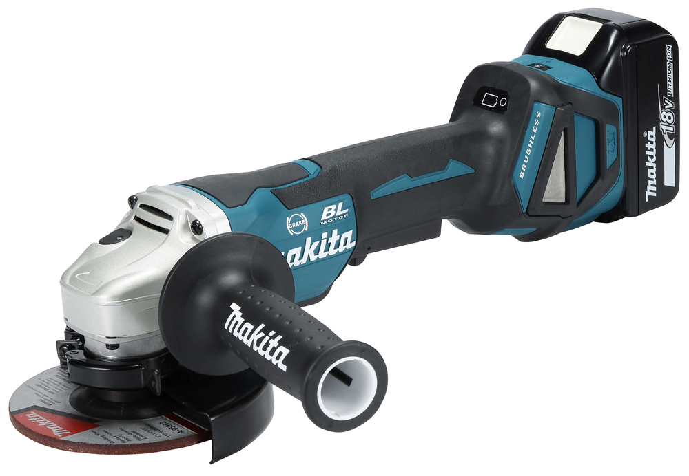 Miniamoladora Lxt® Makita DGA517Z 125 Mm 500 M Blanca herramienta batería 18 V - Solo máquina (sin batería ni cargador)