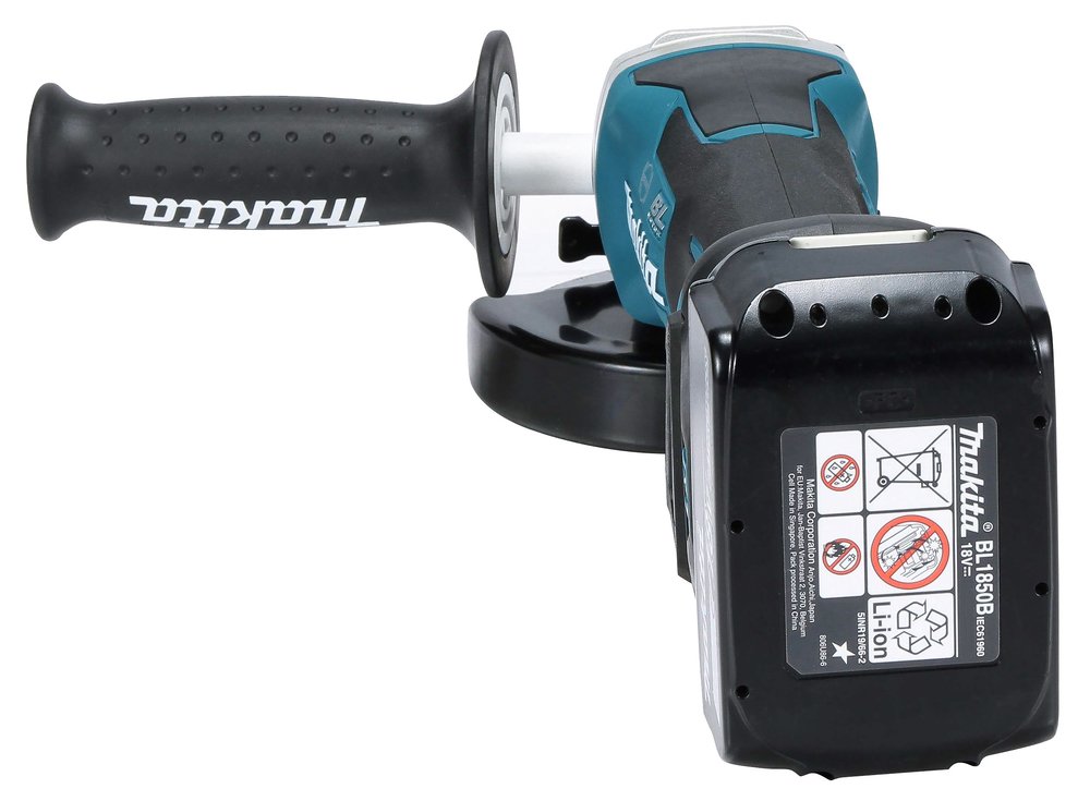 ZU Miniamoladora Lxt® Makita DGA518 125 Mm 500 M Blanca herramienta batería 18 V - Solo máquina (sin batería ni cargador) - Imagen 4