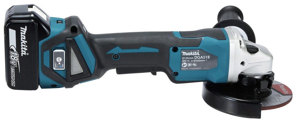ZU Miniamoladora Lxt® Makita DGA518 125 Mm 500 M Blanca herramienta batería 18 V - Solo máquina (sin batería ni cargador) - Imagen 6
