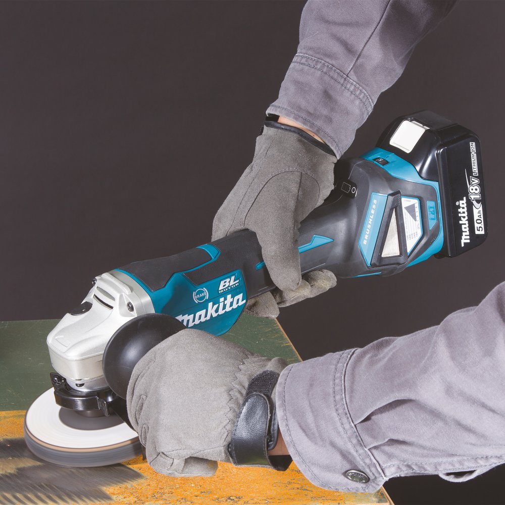 ZU Miniamoladora Lxt® Makita DGA518 125 Mm 500 M Blanca herramienta batería 18 V - Solo máquina (sin batería ni cargador) - Imagen 9