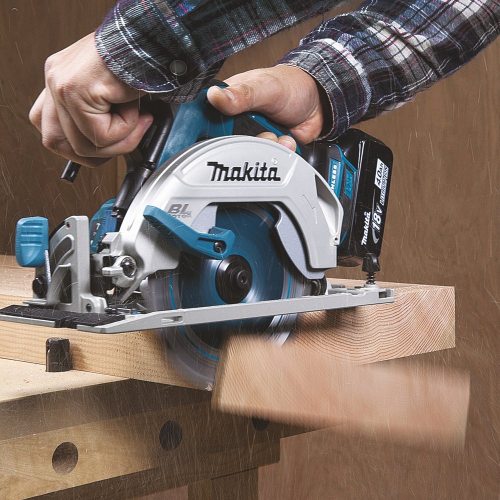 Sierra Circular Lxt® Makita DHS680Z 000 M 165 Mm Blanca herramienta batería 18 V - Solo máquina (sin batería ni cargador) - Imagen 9
