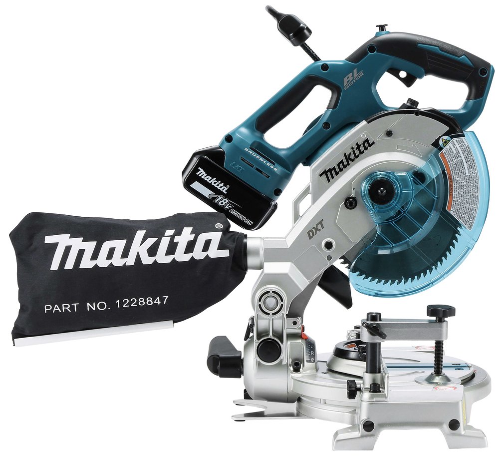 Ingletadora Lxt® Makita DLS600Z 165 Mm 000 M Mate trabajo madera aluminio - Imagen 2