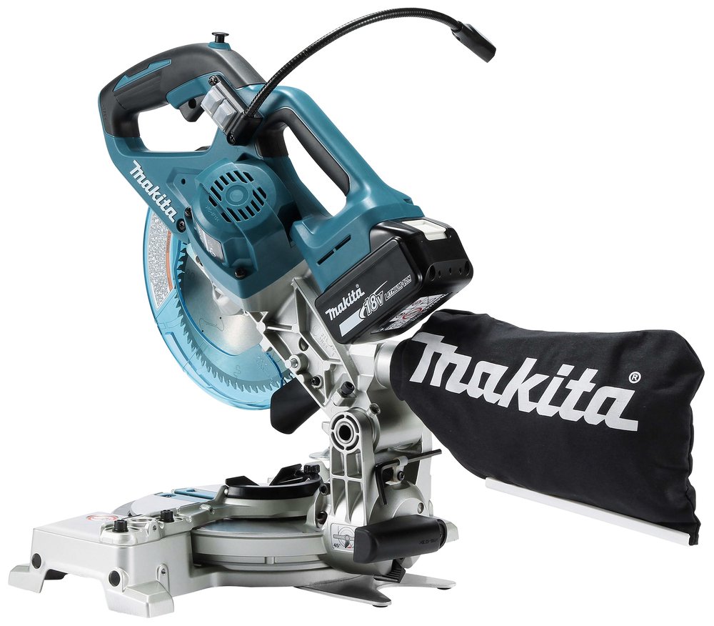Ingletadora Lxt® Makita DLS600Z 165 Mm 000 M Mate trabajo madera aluminio - Imagen 5