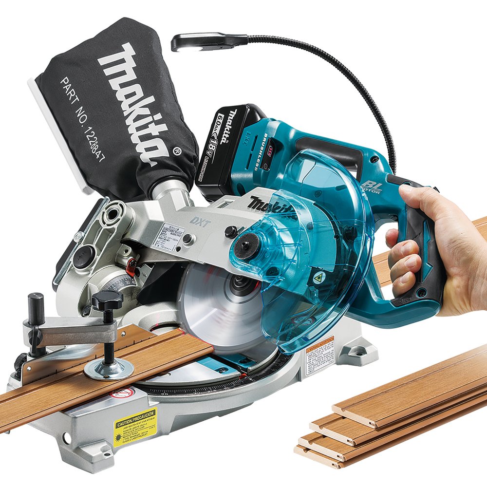 Ingletadora Lxt® Makita DLS600Z 165 Mm 000 M Mate trabajo madera aluminio - Imagen 9