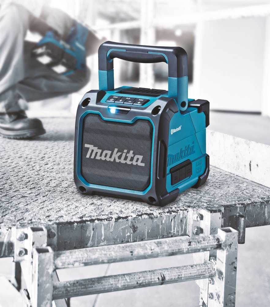 Altavoz Bluetooth Cxt® / Lxt® Makita DMR200 211X203 199 Mm Azul herramienta batería 18 V - Imagen 6