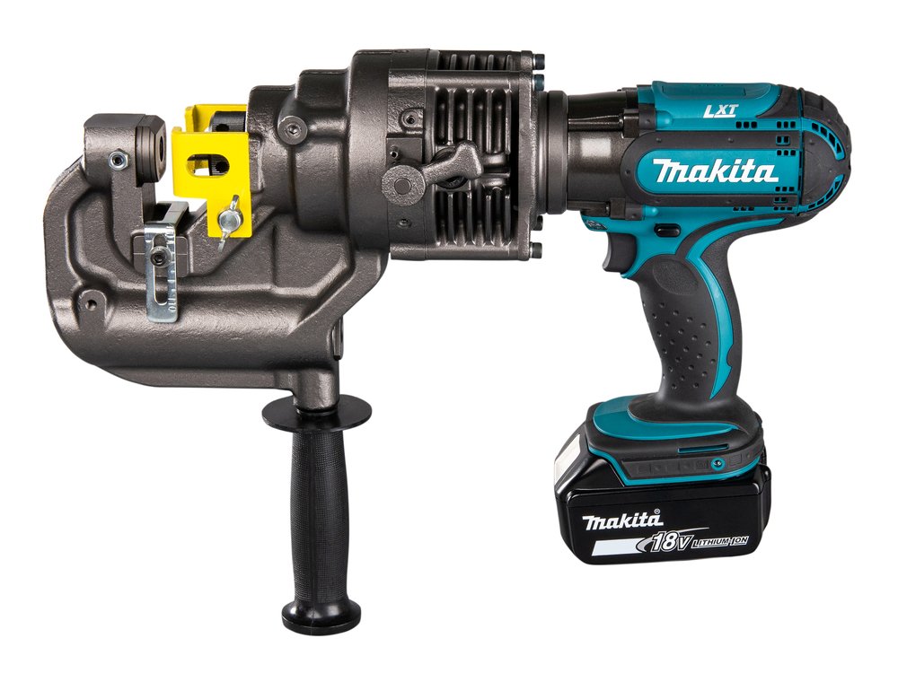 ZK Punzonadora Lxt® Makita DPP200 20 Mm 8 Mm Inox herramienta batería acero inoxidable - Solo máquina (sin batería ni cargador) - Imagen 2