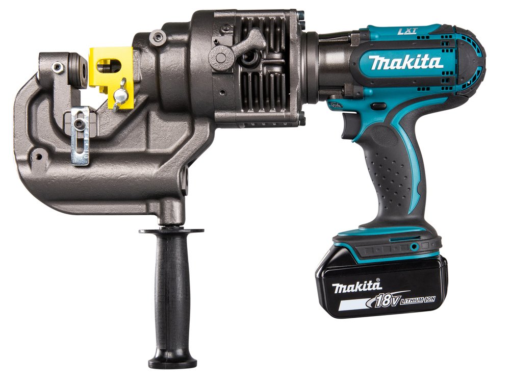 ZK Punzonadora Lxt® Makita DPP200 20 Mm 8 Mm Inox herramienta batería acero inoxidable - Solo máquina (sin batería ni cargador) - Imagen 9