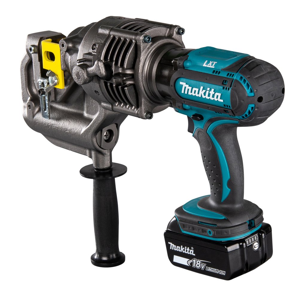 ZK Punzonadora Lxt® Makita DPP200 20 Mm 8 Mm Inox herramienta batería acero inoxidable - Solo máquina (sin batería ni cargador) - Imagen 3