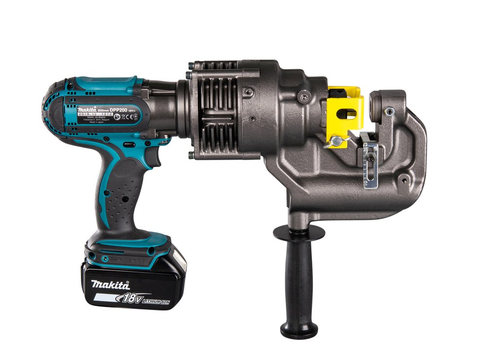 ZK Punzonadora Lxt® Makita DPP200 20 Mm 8 Mm Inox herramienta batería acero inoxidable - Solo máquina (sin batería ni cargador) - Imagen 6