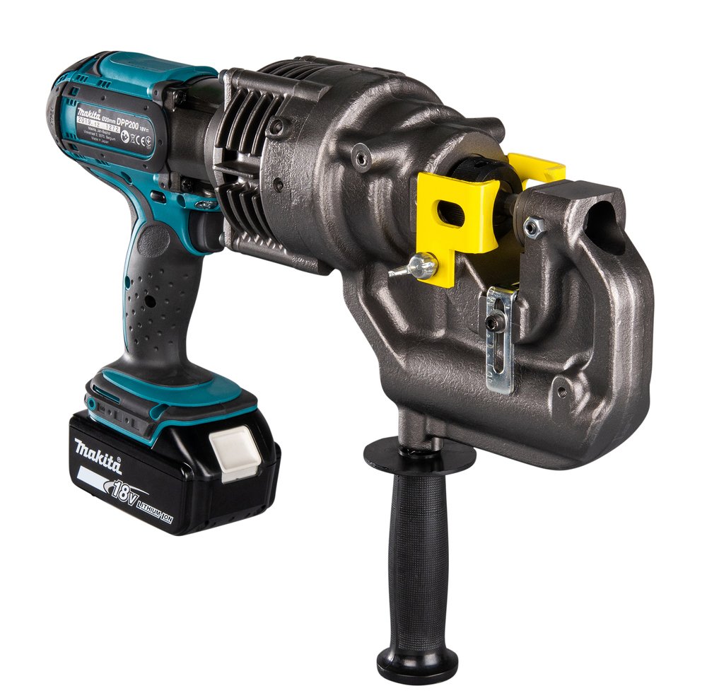 ZK Punzonadora Lxt® Makita DPP200 20 Mm 8 Mm Inox herramienta batería acero inoxidable - Solo máquina (sin batería ni cargador) - Imagen 7