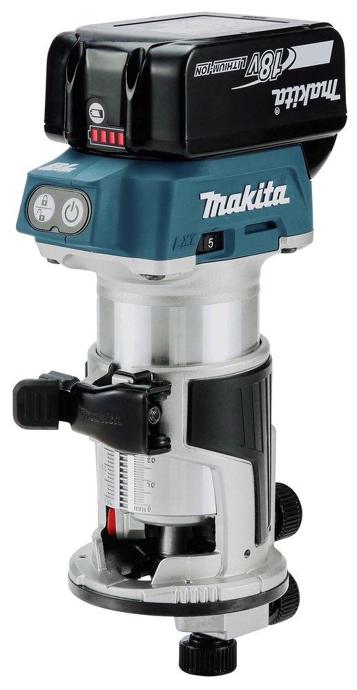 Fresadora Multifunción Lxt® Makita DRT50Z 8 Mm 30000 M trabajo madera 18 V