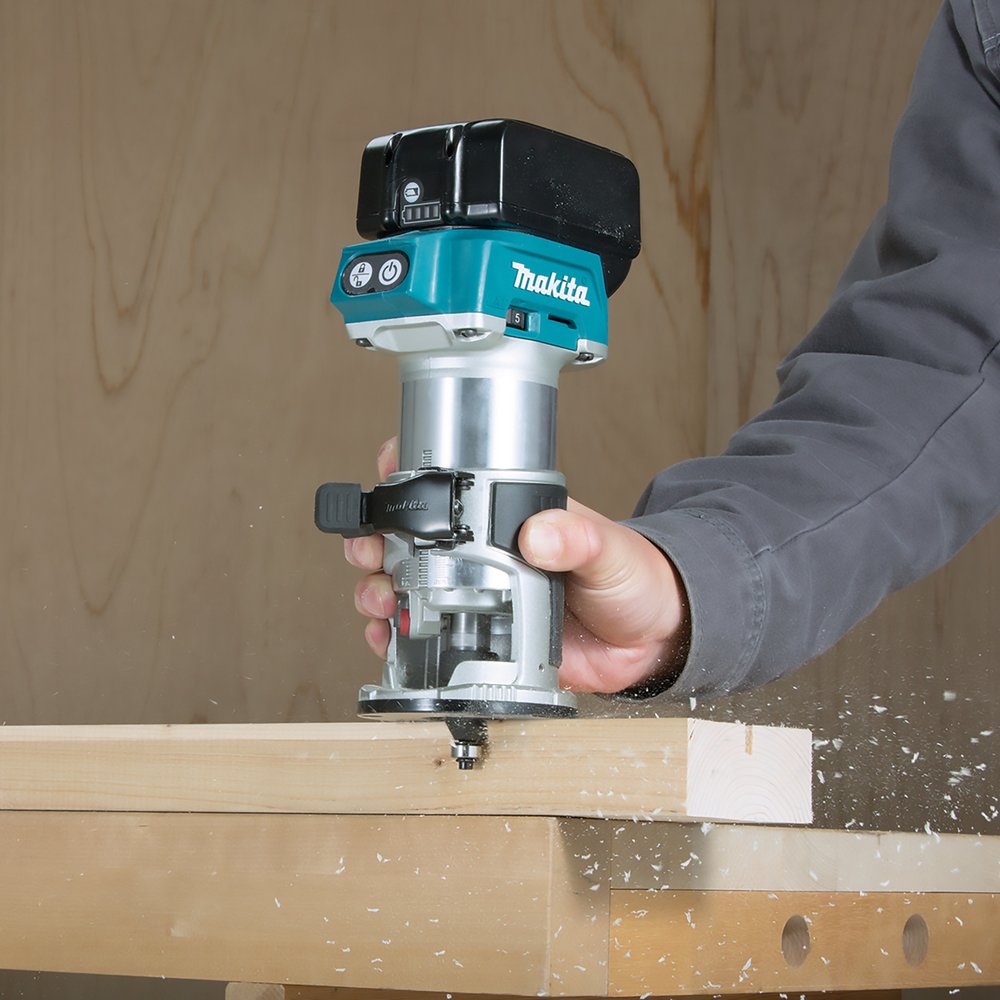 Fresadora Multifunción Lxt® Makita DRT50Z 8 Mm 30000 M trabajo madera 18 V - Imagen 10
