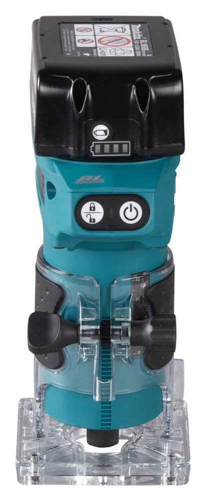Fresadora Lxt® Makita DRT52Z 6 Mm 30000 M Blanca trabajo madera 18 V - Imagen 16