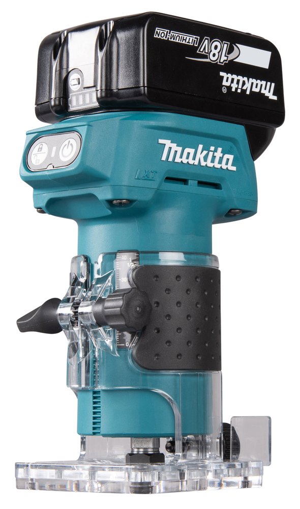 Fresadora Lxt® Makita DRT52Z 6 Mm 30000 M Blanca trabajo madera 18 V - Imagen 8
