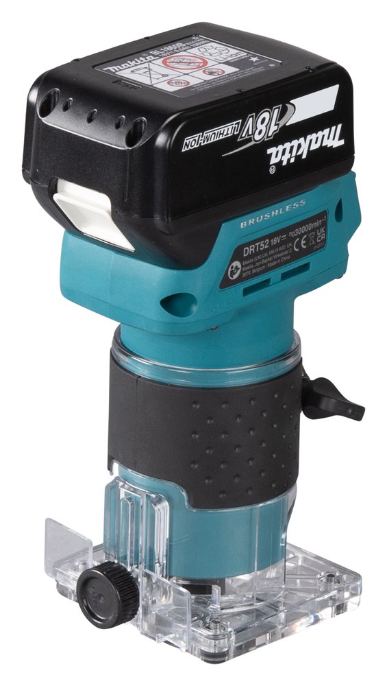 Fresadora Lxt® Makita DRT52Z 6 Mm 30000 M Blanca trabajo madera 18 V - Imagen 4