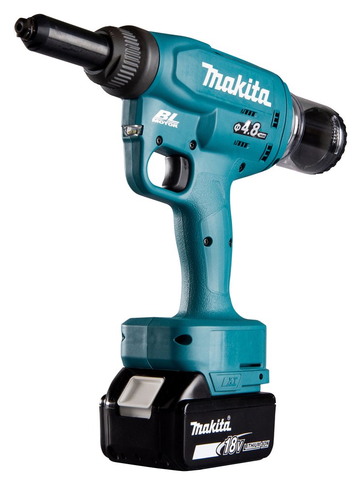 Remachadora Lxt® Makita DRV150Z 8 Mm 25 Mm Rojo herramienta batería 18 V - Solo máquina (sin batería ni cargador) - Imagen 10