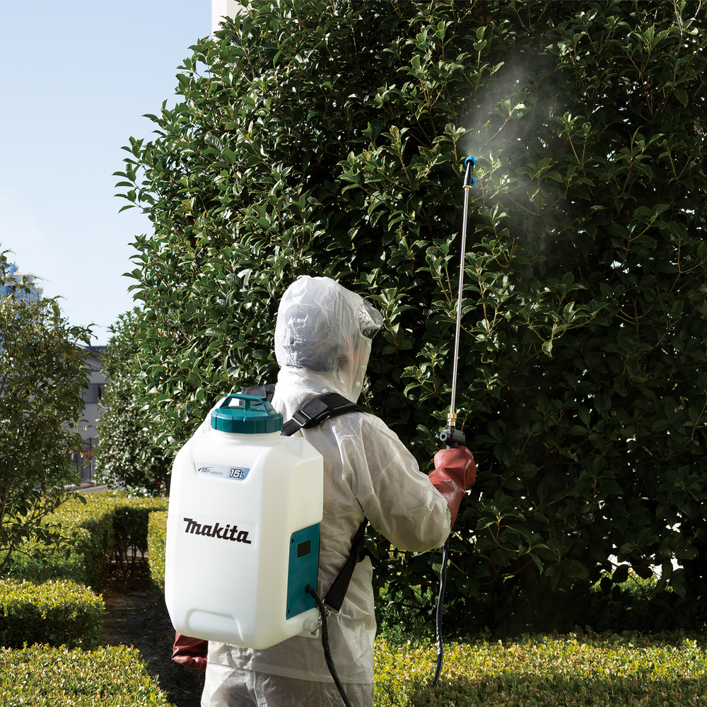 Fumigador de Jardín de Mochila Lxt® Makita DUS158Z 325X237 517 Mm herramienta batería 5 bar · depósito 15 L - Solo máquina (sin batería ni cargador) - Imagen 11
