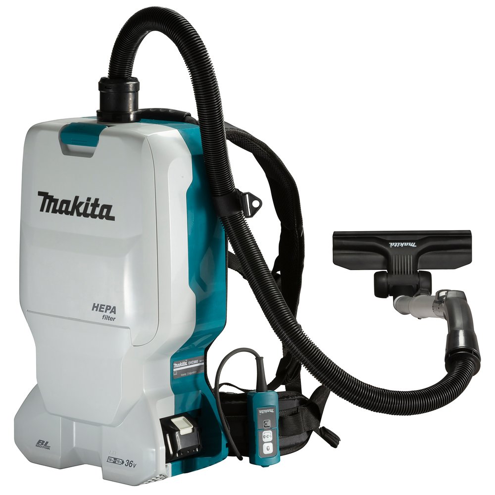 Aspirador de Mochila Lxt® Makita DVC660Z 110 M 140 M Negra herramienta batería aluminio