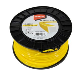 E-02892 Hilo de nylon cuadrado, 3,0 mm x 132 m