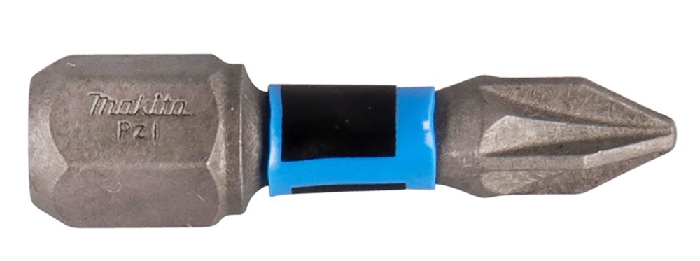 Punta Torsión Impact Premier, PZ1, 25 Mm, 1/4", 2 Piezas Makita E-03165 145X60X8 Mate perforación fijación - Imagen 2