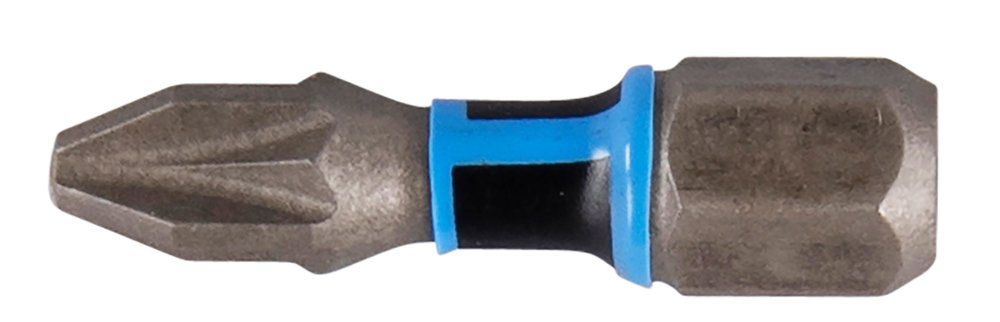 Punta Torsión Impact Premier, PZ2, 25 Mm, 1/4", 2 Piezas Makita E-03171 145X60X8 Mate perforación fijación