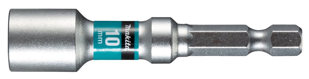 Llave de Vaso Imantada Impact Premier, Hex 10 X 65 Mm, 1/4" Makita E-03470 10X65 Mm perforación fijación