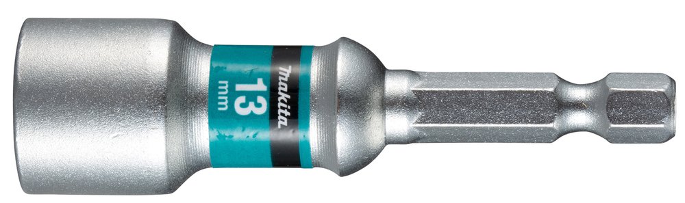Llave de Vaso Imantada Impact Premier, Hex 13 X 65 Mm, 1/4" Makita E-03486 13X65 Mm perforación fijación