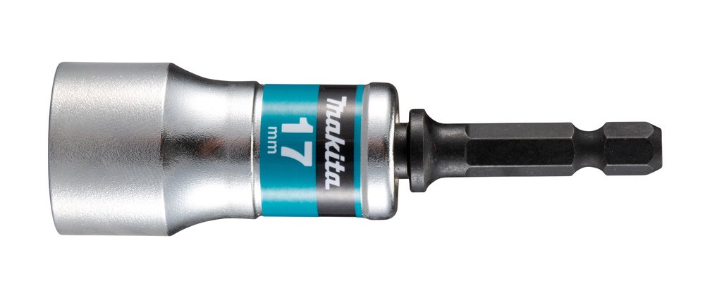 Llave de Vaso Vasculante Impact Premier, Hex 17 X 80 Mm, 1/4" Makita E-03517 17X80 Mm perforación fijación