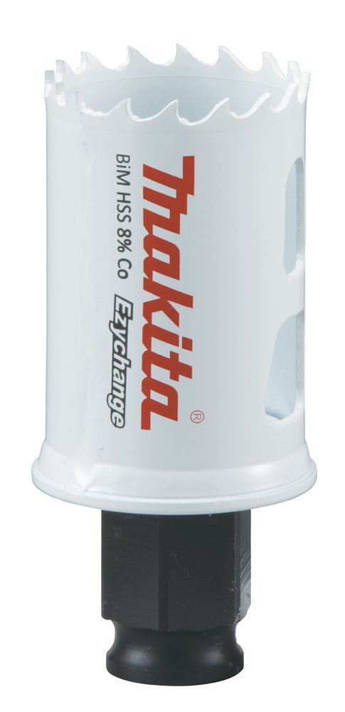 Broca de Corona Bim 32 Mm, Ezychange Makita E-03735 Inox perforación fijación acero inoxidable · aluminio - Imagen 2