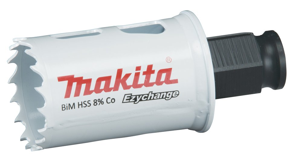 Broca de Corona Bim 32 Mm, Ezychange Makita E-03735 Inox perforación fijación acero inoxidable · aluminio