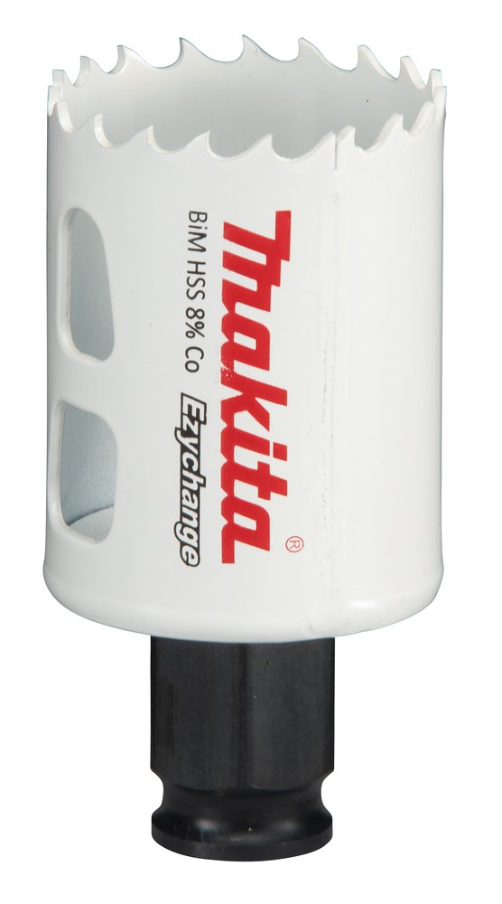 Broca de Corona Bim 38 Mm, Ezychange Makita E-03763 Inox perforación fijación acero inoxidable · aluminio - Imagen 2
