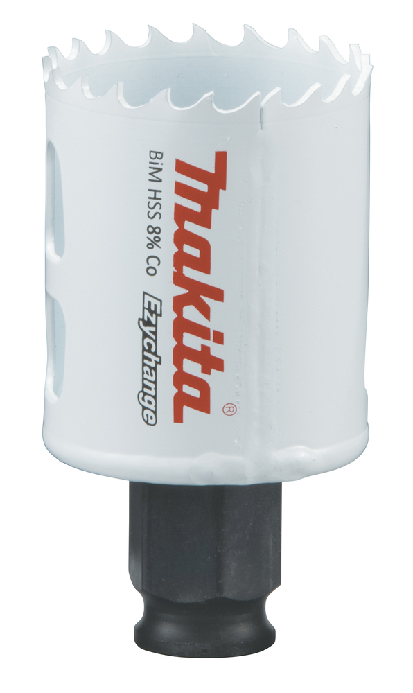 Broca de Corona Bim 40 Mm, Ezychange Makita E-03779 Inox perforación fijación acero inoxidable · aluminio - Imagen 2