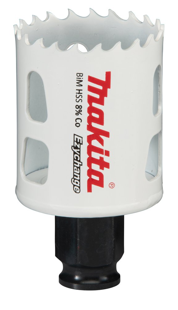 Broca de Corona Bim 41 Mm, Ezychange Makita E-03785 Inox perforación fijación acero inoxidable · aluminio - Imagen 2