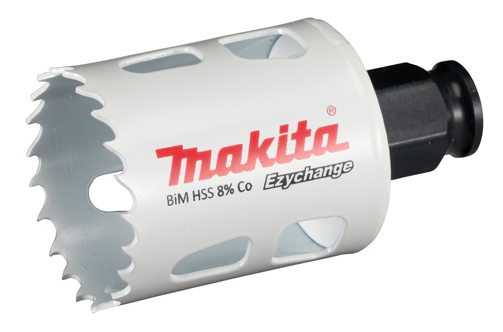Broca de Corona Bim 41 Mm, Ezychange Makita E-03785 Inox perforación fijación acero inoxidable · aluminio