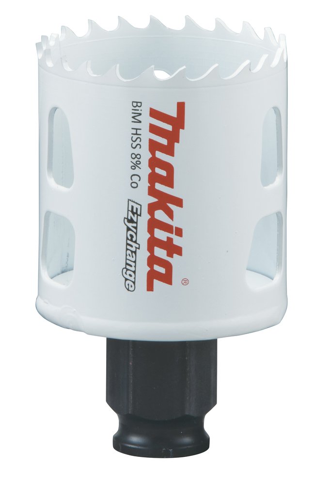 Broca de Corona Bim 44 Mm, Ezychange Makita E-03791 Inox perforación fijación acero inoxidable · aluminio - Imagen 2