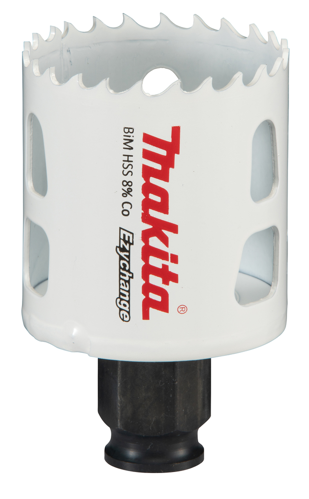 Broca de Corona Bim 46 Mm, Ezychange Makita E-03800 Inox perforación fijación acero inoxidable · aluminio - Imagen 2