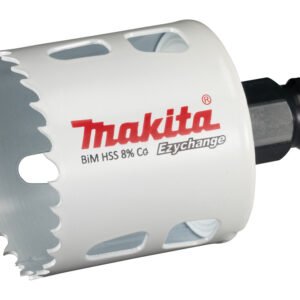 Broca de Corona Bim 52 Mm, Ezychange Makita E-03838 Inox perforación fijación acero inoxidable · aluminio