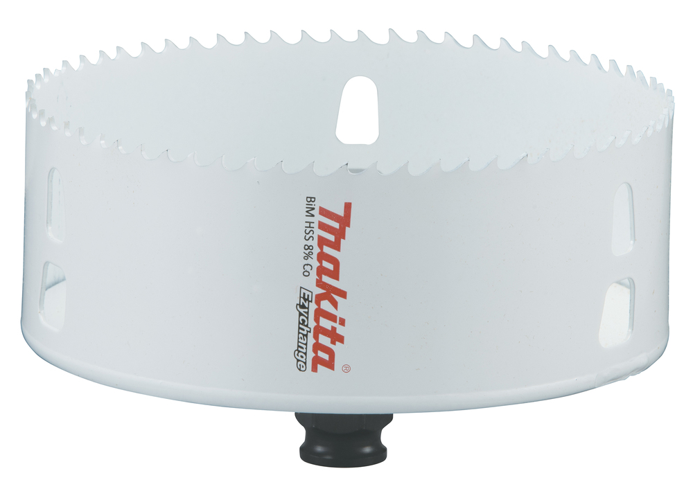 Broca de Corona Bim 127 Mm, Ezychange Makita E-04042 Inox perforación fijación acero inoxidable · aluminio - Imagen 2