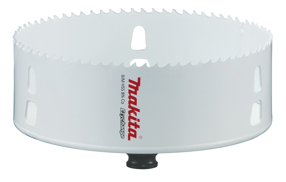 Broca de Corona Bim 140 Mm, Ezychange Makita E-04058 Inox perforación fijación acero inoxidable · aluminio - Imagen 2