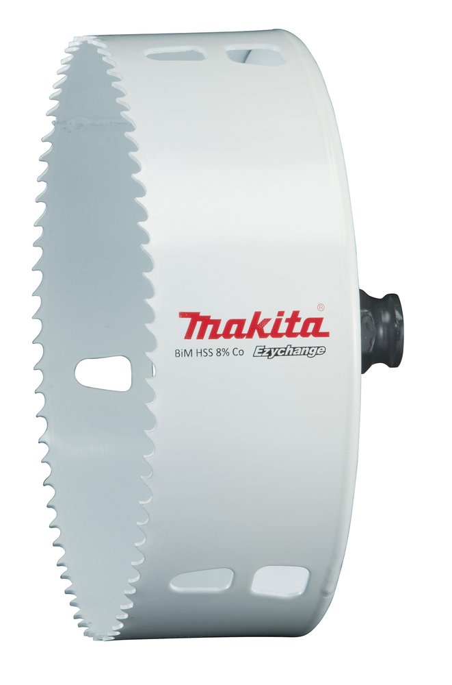 Broca de Corona Bim 140 Mm, Ezychange Makita E-04058 Inox perforación fijación acero inoxidable · aluminio