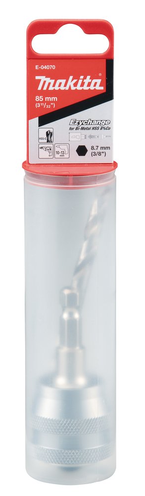 Adapatador Ezychange + Broca de Centrado HSS-G Makita E-04070 7 Mm 5 Mm perforación fijación - Imagen 3